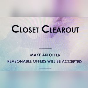 Closet Clearout Sale